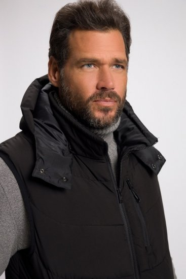 JP1880 Quilted Gilet DownTouch Padding Black - Jakker - Jakker i store størrelser, 2XL- 12XL