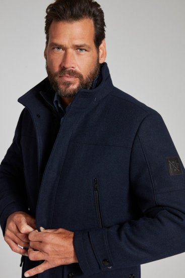 JP1880 Jacket Water-repellent Herringbone Insert Navy - Jakker - Jakker i store størrelser, 2XL- 12XL