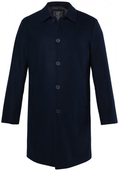 JP1880 795116 Vandafvisende Uldfrakke Mørkeblå - Jakker - Jakker i store størrelser, 2XL- 12XL