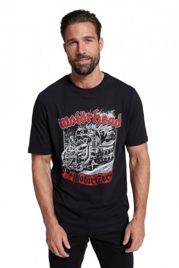JP1880 Motörhead Graphic Band T-Shirt Black - T-shirts - T-shirts i store størrelser - 2XL-14XL