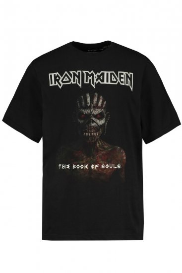 JP1880 Iron Maiden Graphic Band T-Shirt Black - T-shirts - T-shirts i store størrelser - 2XL-14XL