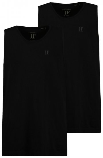 JP1880 796858 Tanktop 2-pak Sort - T-shirts - T-shirts i store størrelser - 2XL-14XL