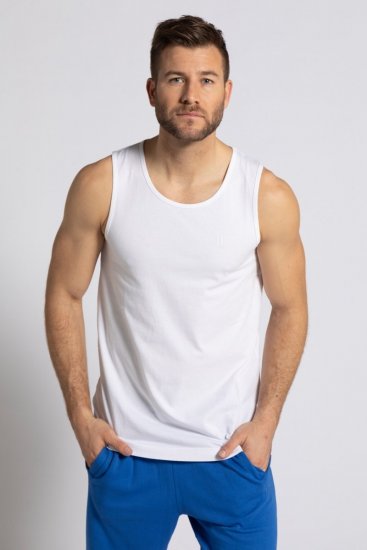 JP1880 796858 Tanktop 2-pak Hvid - T-shirts - T-shirts i store størrelser - 2XL-14XL