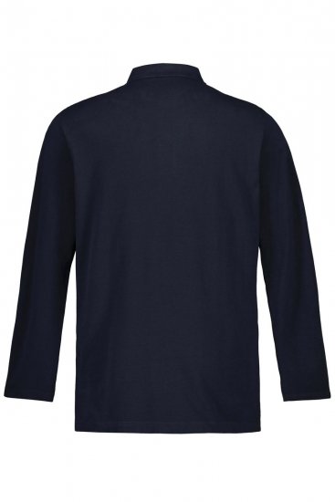 JP1880 799230 Langærmet poloshirt Mørkeblå - Polotrøjer - Polotrøjer 2XL-8XL