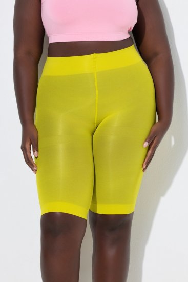 Ulla Popken 799278 Antigniv-shorts Lysegrøn - Antigniv-shorts - 