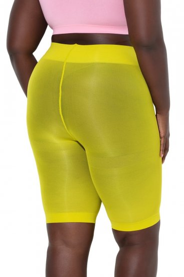 Ulla Popken 799278 Antigniv-shorts Lysegrøn - Antigniv-shorts - 