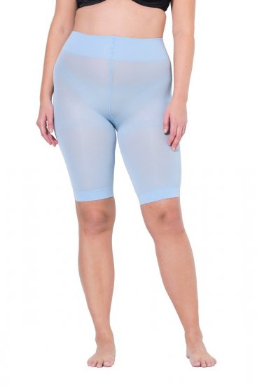 Ulla Popken 799278 Antigniv-shorts Lyseblå - Antigniv-shorts - 