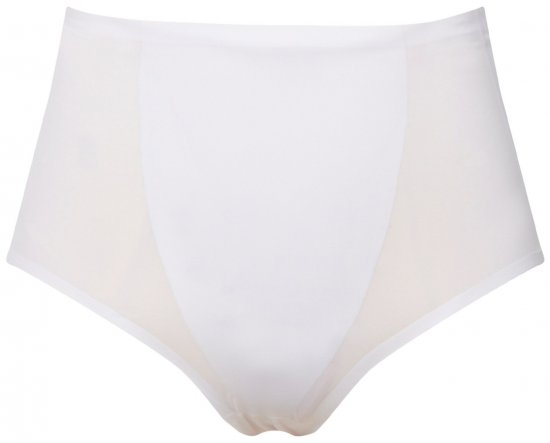 Ulla Popken 800498 Formende trusser med høj talje Hvid - Shapewear - 