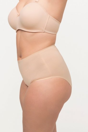 Ulla Popken 800498 Formende trusser med høj talje Champagne - Shapewear - 