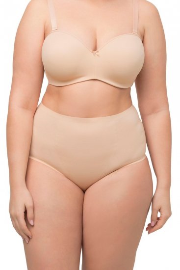 Ulla Popken 800498 Formende trusser med høj talje Champagne - Shapewear - 