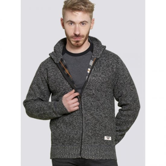 D555 Braxton Sweater Charcoal - Trøjer og hættetrøjer - Trøjer og Hættetrøjer i store størrelser - 2XL-14XL