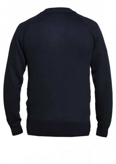 D555 Tanner Sweater Navy - Trøjer og hættetrøjer - Trøjer og Hættetrøjer i store størrelser - 2XL-14XL