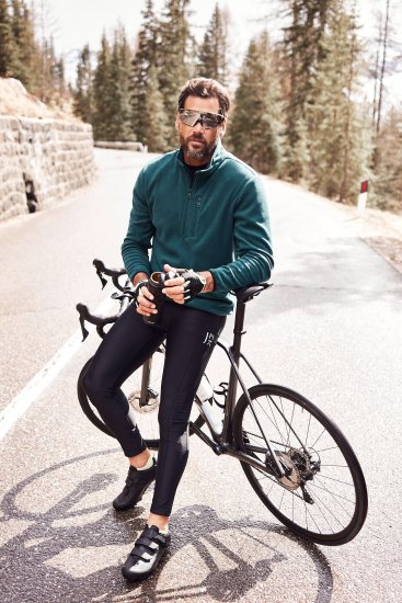 JP1880 Jay-Pi Cycling Pants Black - Sportstøj & outdoor - Sportstøj i store størrelser til mænd