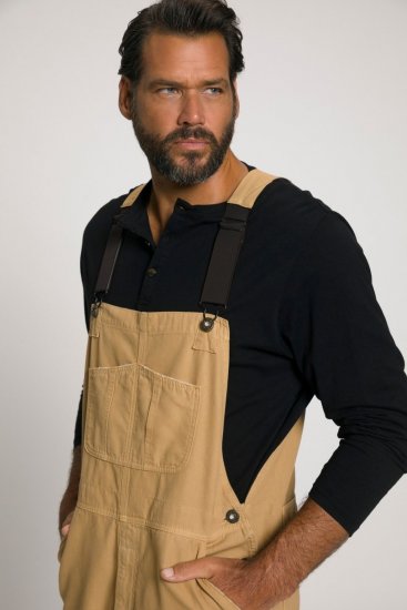 JP1880 802501 Smækbukser med elastiske stropper Kamelbrun - Jeans og bukser - Herrejeans og bukser i store størrelser W40-W70