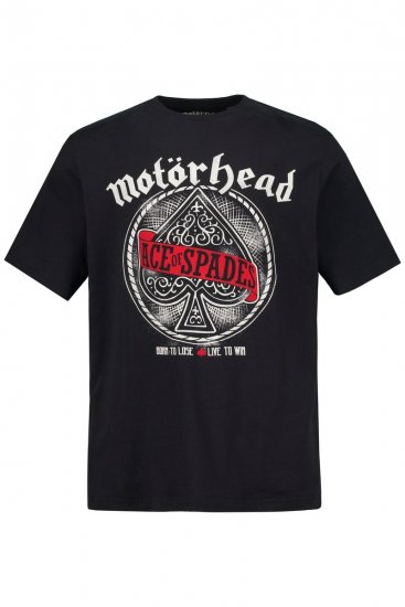 JP1880 Motörhead ACE Graphic Comfort Fit Band T-Shirt Black - T-shirts - T-shirts i store størrelser - 2XL-14XL