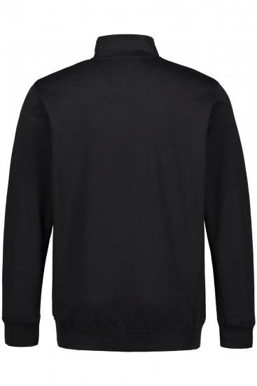 JP1880 802933 Sweatsæt med jakke og bukser Sort - Tracksuits - Tracksuits i store størrelser til mænd