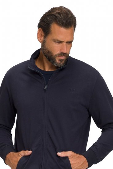 JP1880 802933 Sweatsæt med jakke og bukser Mørkeblå - Tracksuits - Tracksuits i store størrelser til mænd