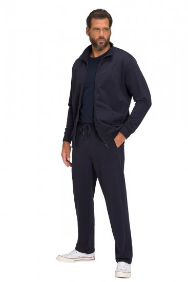 JP1880 802933 Sweatsæt med jakke og bukser Mørkeblå - Tracksuits - Tracksuits i store størrelser til mænd