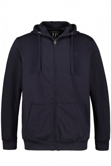 JP1880 802934 Sweatsæt med hættejakke og bukser Mørkeblå - Tracksuits - Tracksuits i store størrelser til mænd
