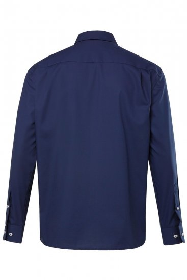 JP1880 Shirt Business Long Sleeve Navy - Skjorter - Skjorter til store mænd 2XL- 8XL