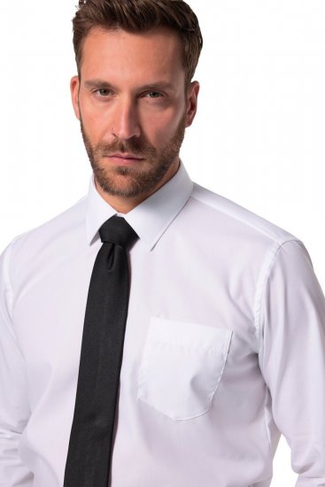 JP1880 804890 Langærmet strygefri Business-skjorte Hvid - Skjorter - Skjorter til store mænd 2XL- 8XL