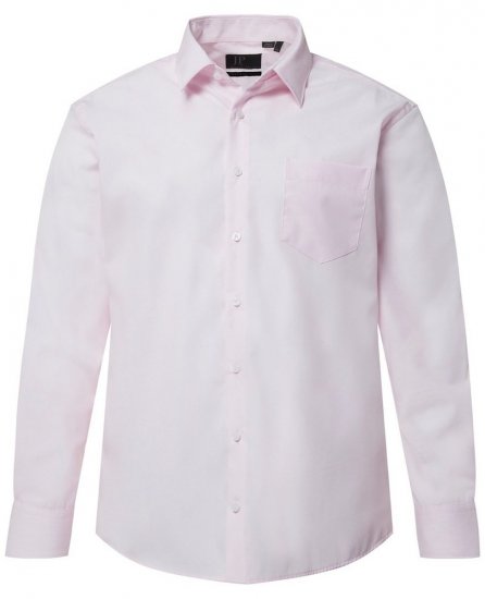 JP1880 Shirt Business Long Sleeve Pink - Skjorter - Skjorter til store mænd 2XL- 8XL