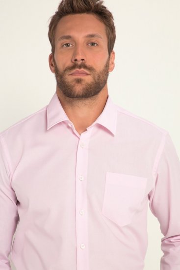 JP1880 Shirt Business Long Sleeve Pink - Skjorter - Skjorter til store mænd 2XL- 8XL