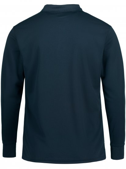 JP1880 Jay-Pi QuickDry Long Sleeve Golf Polo Shirt Navy Blue - Sportstøj & outdoor - Sportstøj i store størrelser til mænd