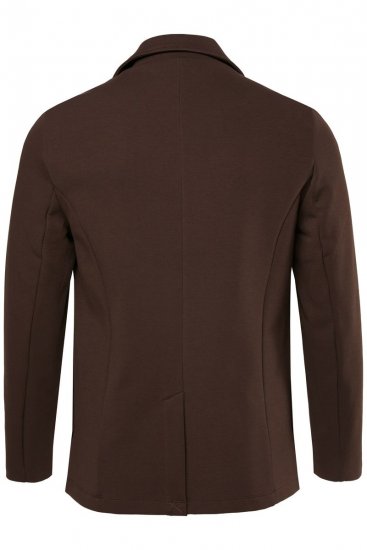 JP1880 New York Flexnamic Jerseyblazer Mørkebrun - Habitter og blazere - Habitter og jakkesæt i store størrelser