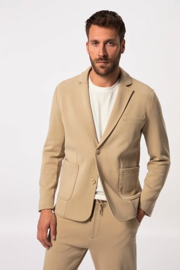 JP1880 New York Flexnamic Jerseyblazer Beige - Habitter og blazere - Habitter og jakkesæt i store størrelser