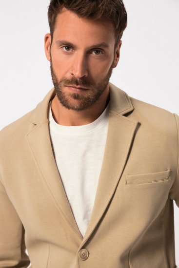 JP1880 New York Flexnamic Jerseyblazer Beige - Habitter og blazere - Habitter og jakkesæt i store størrelser