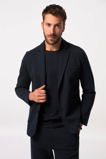 JP1880 New York Flexnamic Jerseyblazer Mørkeblå - Habitter og blazere - Habitter og jakkesæt i store størrelser