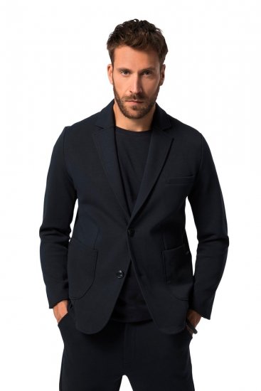 JP1880 New York Flexnamic Jerseyblazer Mørkeblå - Habitter og blazere - Habitter og jakkesæt i store størrelser