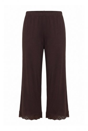 Ulla Popken 806944 Kortærmet pyjamas Brun - Pyjama/Loungewear - 