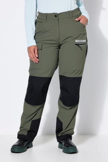 Ulla Popken 807803 HYPRAR vandrebukser med refleks Olivengrøn - Outdoor - 