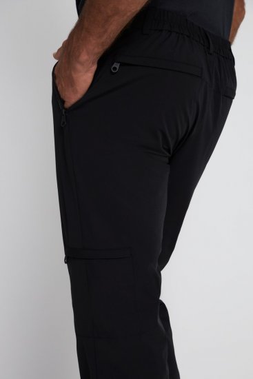JP1880 Jay-Pi Flexnamic QuickDry Trekking Pants Black - Sportstøj & outdoor - Sportstøj i store størrelser til mænd