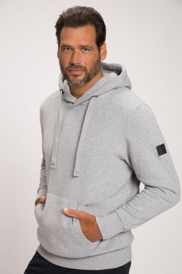 JAY-PI Hoodie with Soft Brushed Interior Grey - Trøjer og hættetrøjer - Trøjer og Hættetrøjer i store størrelser - 2XL-14XL