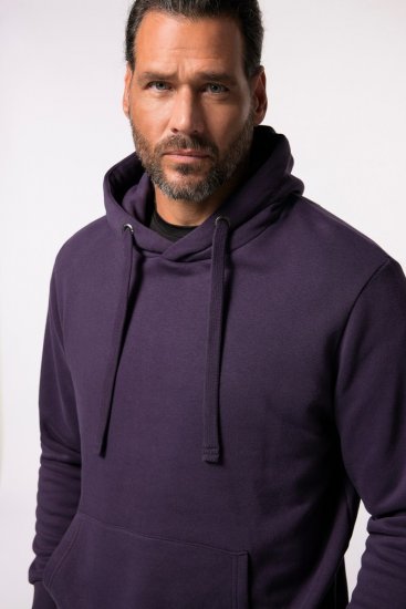 JAY-PI Hoodie with Soft Brushed Interior Purple - Trøjer og hættetrøjer - Trøjer og Hættetrøjer i store størrelser - 2XL-14XL