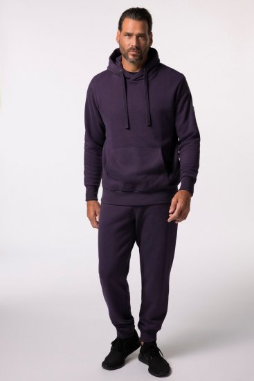 JAY-PI Hoodie with Soft Brushed Interior Purple - Trøjer og hættetrøjer - Trøjer og Hættetrøjer i store størrelser - 2XL-14XL