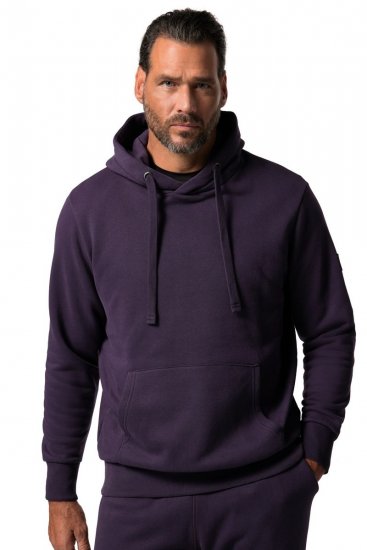 JAY-PI Hoodie with Soft Brushed Interior Purple - Trøjer og hættetrøjer - Trøjer og Hættetrøjer i store størrelser - 2XL-14XL