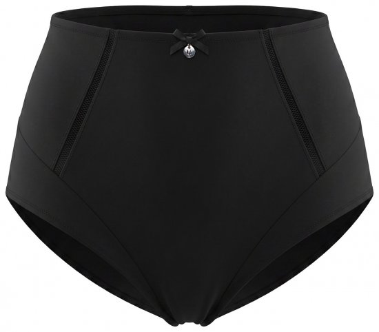 Ulla Popken 809385 Formende trusser med blonde Sort - Shapewear - 
