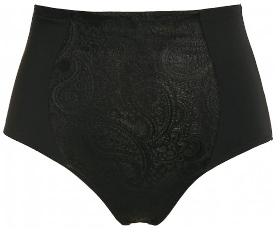 Ulla Popken 809604 Formende trusser Sort - Shapewear - 