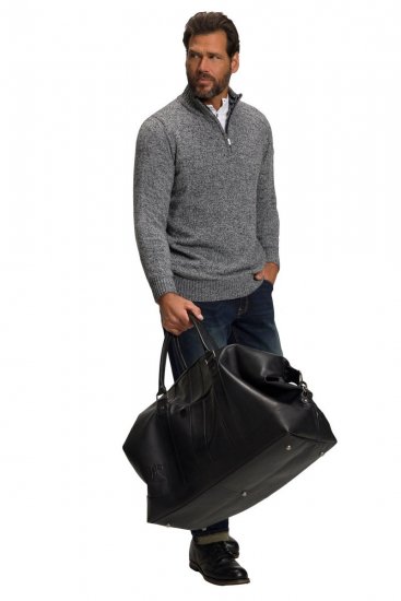 JP1880 810787 Weekendtaske i lammenappa Sort - Tasker - 