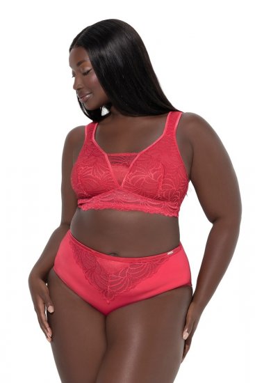 Ulla Popken 811602 Trusser med blonde Magenta - Trusser - 