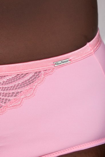 Ulla Popken 811602 Trusser med blonde Rosa - Trusser - 