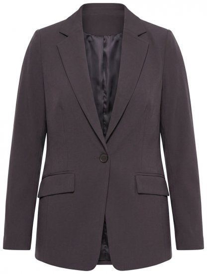 Ulla Popken 811944 Klassisk blazer Mahognibrun - Blazere - Blazere i plusstørrelser til kvinder