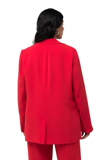 Ulla Popken 811944 Klassisk blazer Rød - Blazere - Blazere i plusstørrelser til kvinder