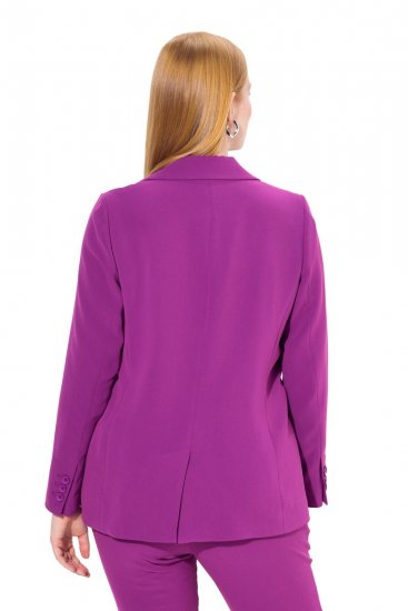 Ulla Popken 811944 Klassisk blazer Blomme - Blazere - Blazere i plusstørrelser til kvinder