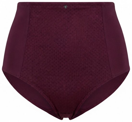 Ulla Popken 813137 Formende trusser med høj talje Vinrød - Shapewear - 