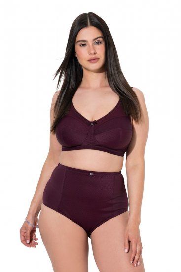 Ulla Popken 813137 Formende trusser med høj talje Vinrød - Shapewear - 